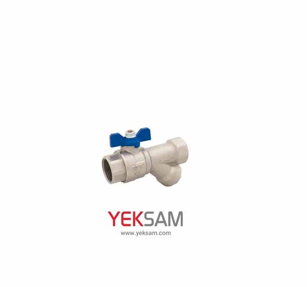 شیر صافی دار توپیچ (دسته پروانه ای / گازی) پنج لایه سایز گ - 3/4" برند بهتراشان BTS