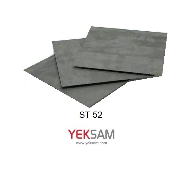 ورق سیاه فولادی ST52 ضخامت 50 میلیمتر ابعاد برگ  6*2 متر