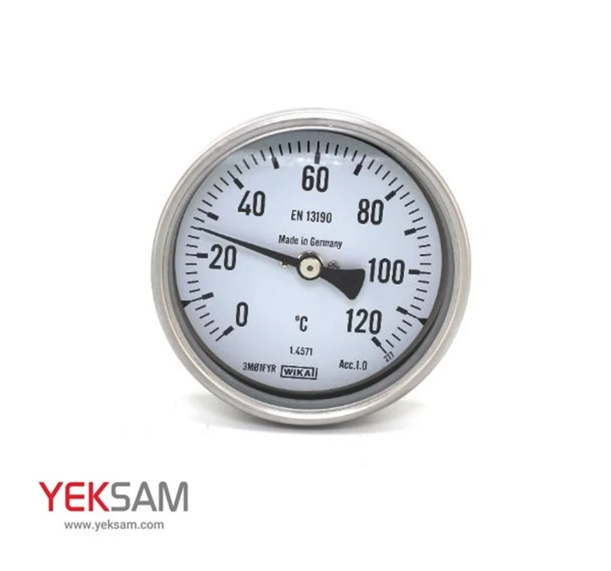 ترمومتر دما 0 تا 120 درجه تلسکوپی تمام استیل دنباله 10 سانت برند ویکا