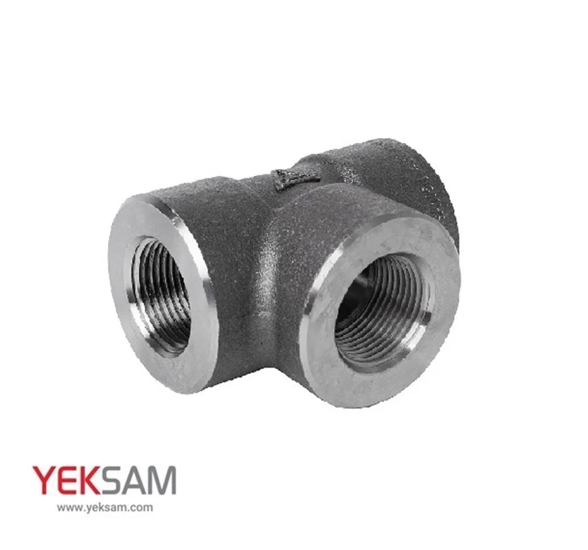سه راهی فولادی فشار قوی دنده ای 1/4-1 اینچ کلاس 3000 T تایوان