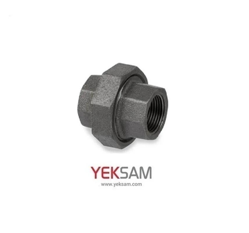 مهره ماسوره سیاه دنده ای سایز 1/4-1 اینچ توپی TUPY