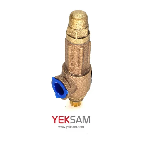 شیر اطمینان برنجی ساده سایز 3/8 اینچ 10 بار/ بخار