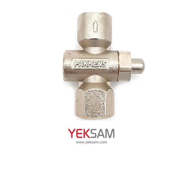 پوش باتن گیج ولو سایز 1/4 اینچ پکنز PAKKENS