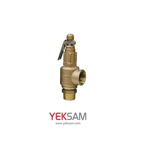 شیر اطمینان برنجی اهرمی سایز 1/4-1 اینچ هایسک HISEC