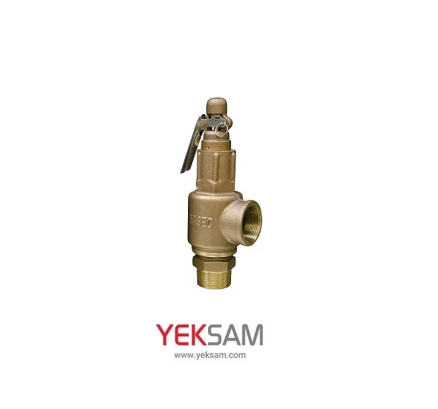 شیر اطمینان برنجی اهرمی سایز 1/4-1 اینچ هایسک HISEC