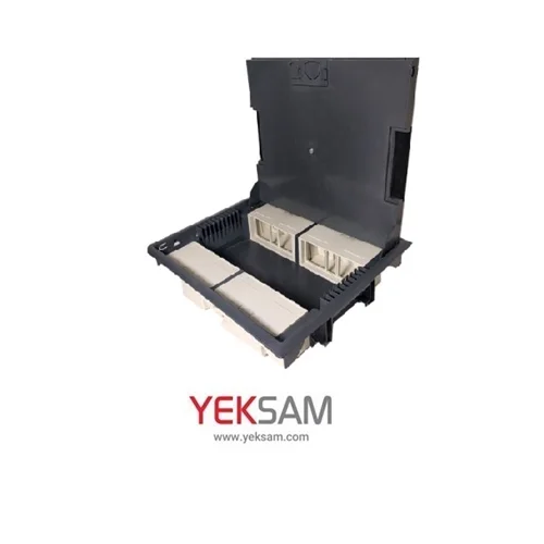 جعبه کف خواب 18 ماژول ابعاد 25 در 30 سانت درب استیل