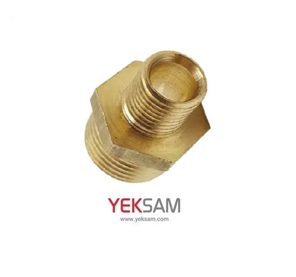 مغزی برنجی تبدیلی سایز 1/4-1 اینچ *3/4 اینچ