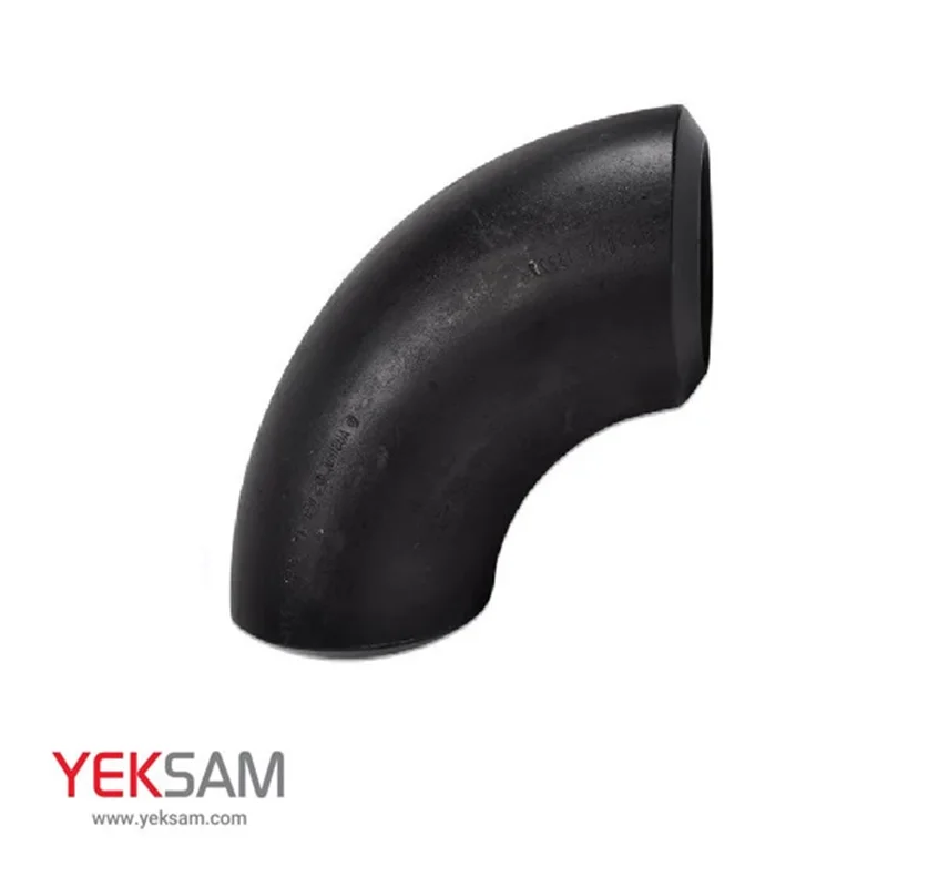 زانو 90 درجه فولادی جوشی 5 اینچ رده 80  بنکن