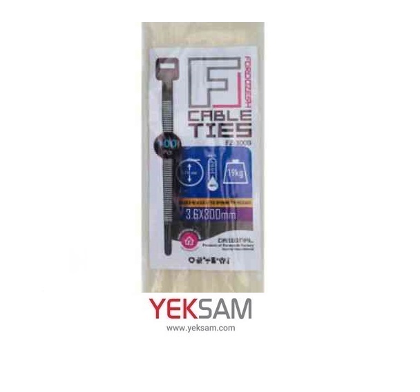 بست کمربندی طول 30 سانتی عرض 3.6 سانت فروزش بسته 100 عددی