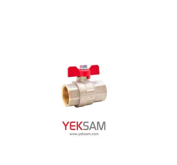 شیر توپی توپیچ (دسته پروانه ای) پنج لایه سایز 1/2" برند بهتراشان BTS