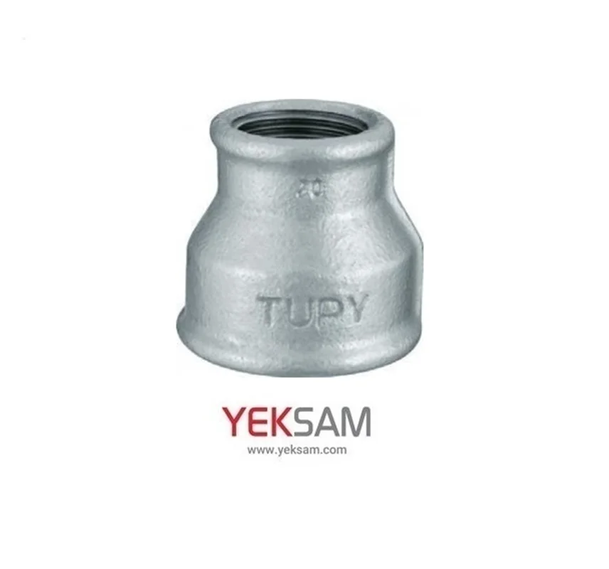 بوشن تبدیلی گالوانیزه دنده ای سایز 1/4-1*1/2 اینچ توپی برزیل