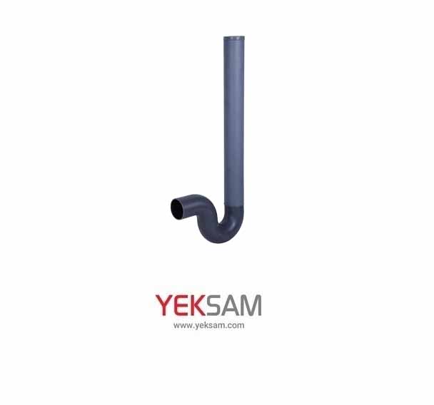 سیفون یک تکه با درپوش پوشفیت فاضلابی سایز 75*63 طول 60 سانت نیوفلکس