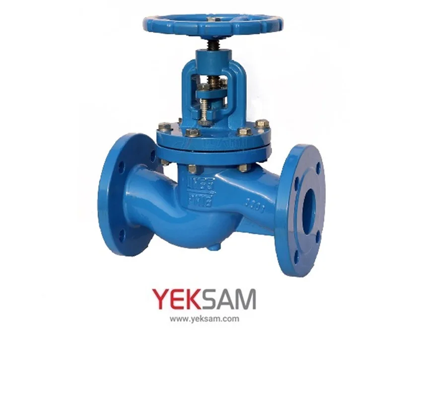 شیر فلکه سوزنی بخار بیلوزدار سایز 8 اینچ PN40