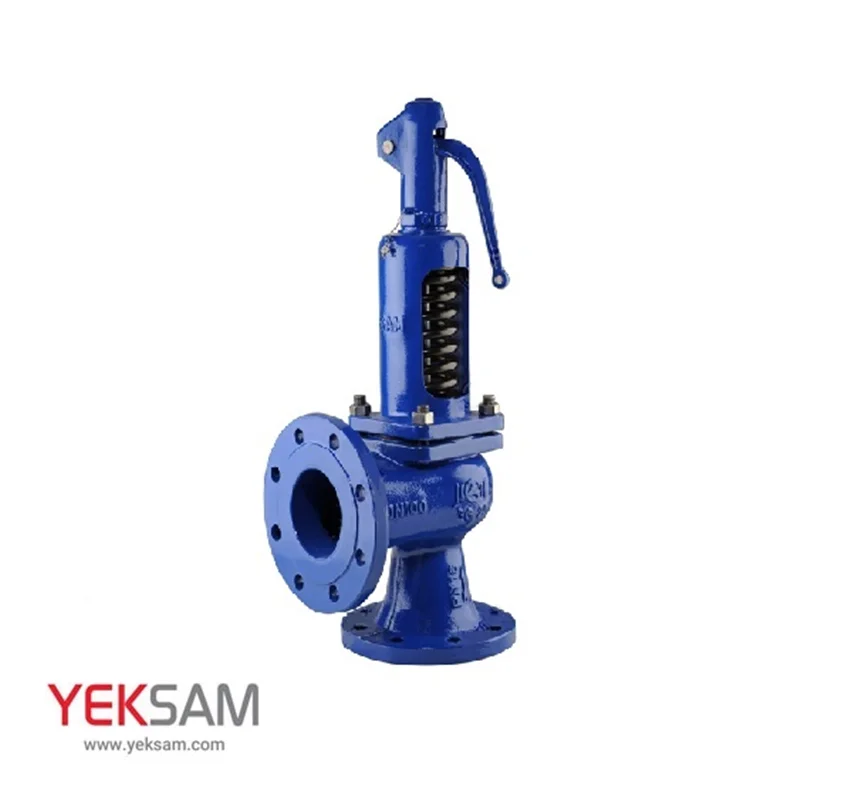 سوپاپ اطمينان چدني فلنجدار سایز ۱/۴-۱ اینچ برند سام PN16