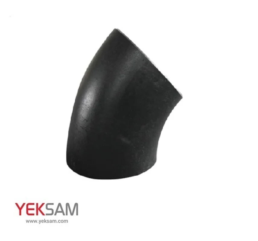 زانو 45 درجه فولادی جوشی 6 اینچ رده SGP  بنکن