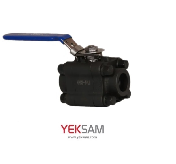 شیر توپی فولادی فشارقوی کلاس 800 سایز 2 اینچ دنده ای