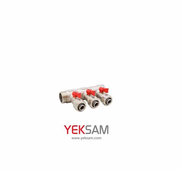 کلکتور شیر سرخود پنج لایه سایز 1 × 16 میلیمتر  9 انشعاب 9b برند بهتراشان BTS
