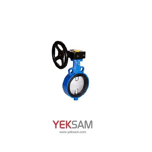 شیر پروانه ای ویفری گیربکسی دیسک استیل ۳۰۴ سایز 6 اینچ PN10 میراب
