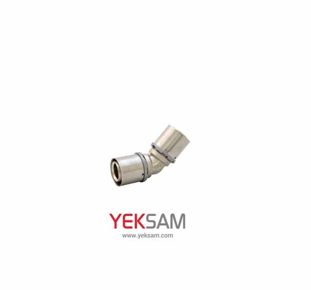 زانو 45 پرسی پنج لایه سایز 40×40 برند بهتراشان BTS