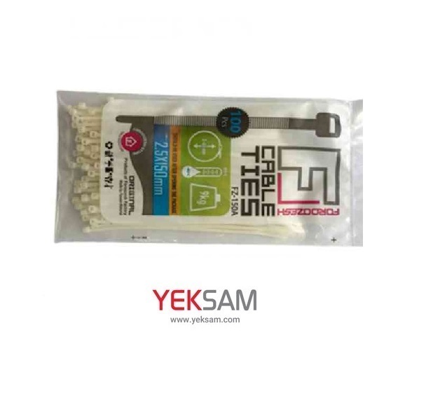 بست کمربندی طول 15 سانتی عرض 2.5 سانت فروزش بسته 100 عددی