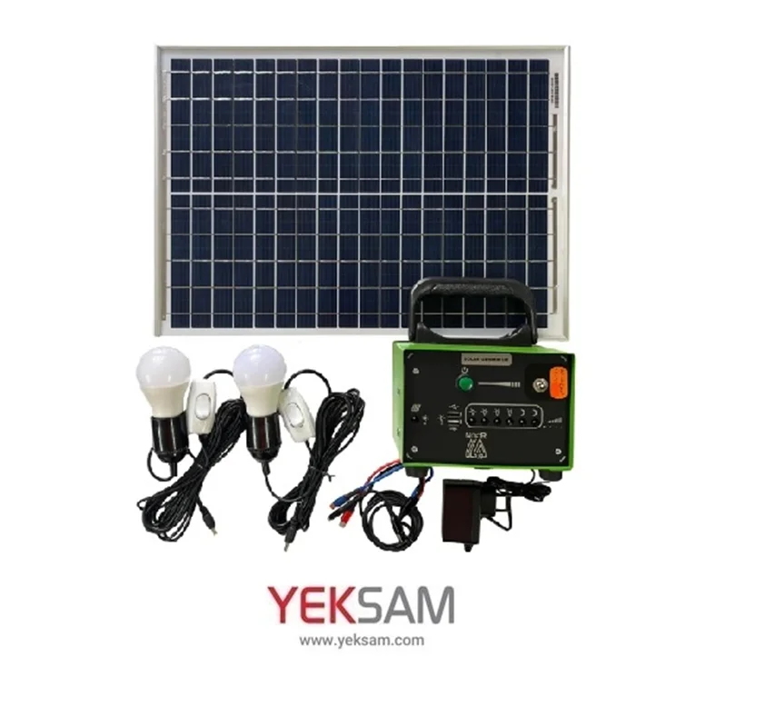 پکیج برق خورشیدی پرتابل توان 200 وات ساعت