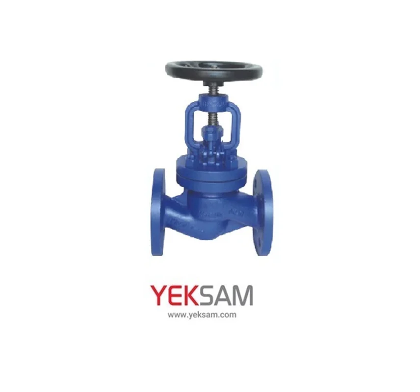 شیر فلکه سوزنی بخار چدنی سایز 6 اینچ PN16