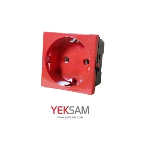 ماژول پریز برق قرمز ارت دار برق اضطراری کف خواب لگراند