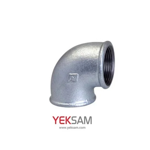 زانو 90 درجه دنده ای گالوانیزه سایز 2 اینچ مک MECH