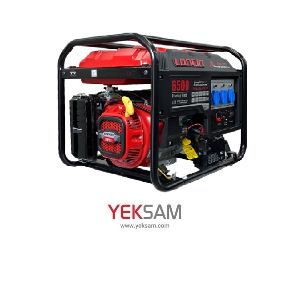 موتور برق بنزینی توان 5.5 کیلووات برند لانسین مدل LC6500AS