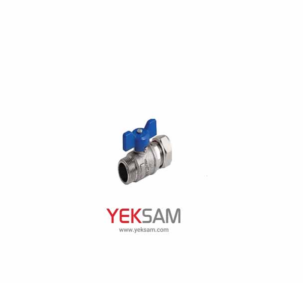 شیر یکسر روپیچ کوپلی (دسته پروانه ای) سایز 25*1 نیوپایپ