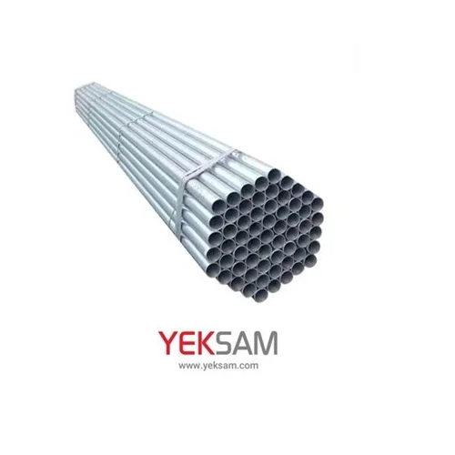 لوله گالوانیزه گلخانه ای سایز 1/2 اینچ ضخامت 1.5 میل شاخه ۶ متری